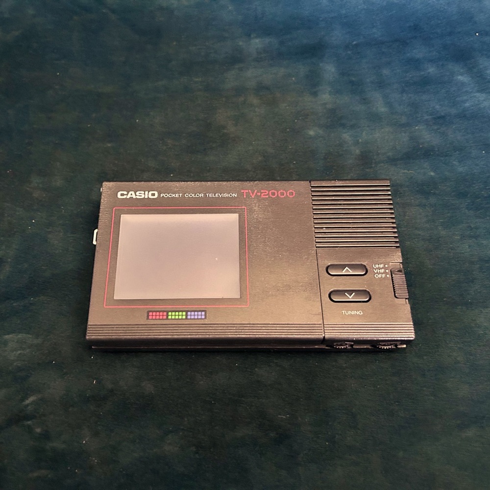 Casio liquid crystal color television TV-2000 Brand new still in box